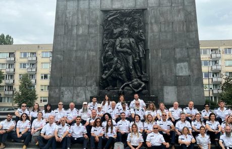 עשרות מתנדבי ועובדי מד”א צעדו בשבילי ההיסטוריה היהודית בפולין